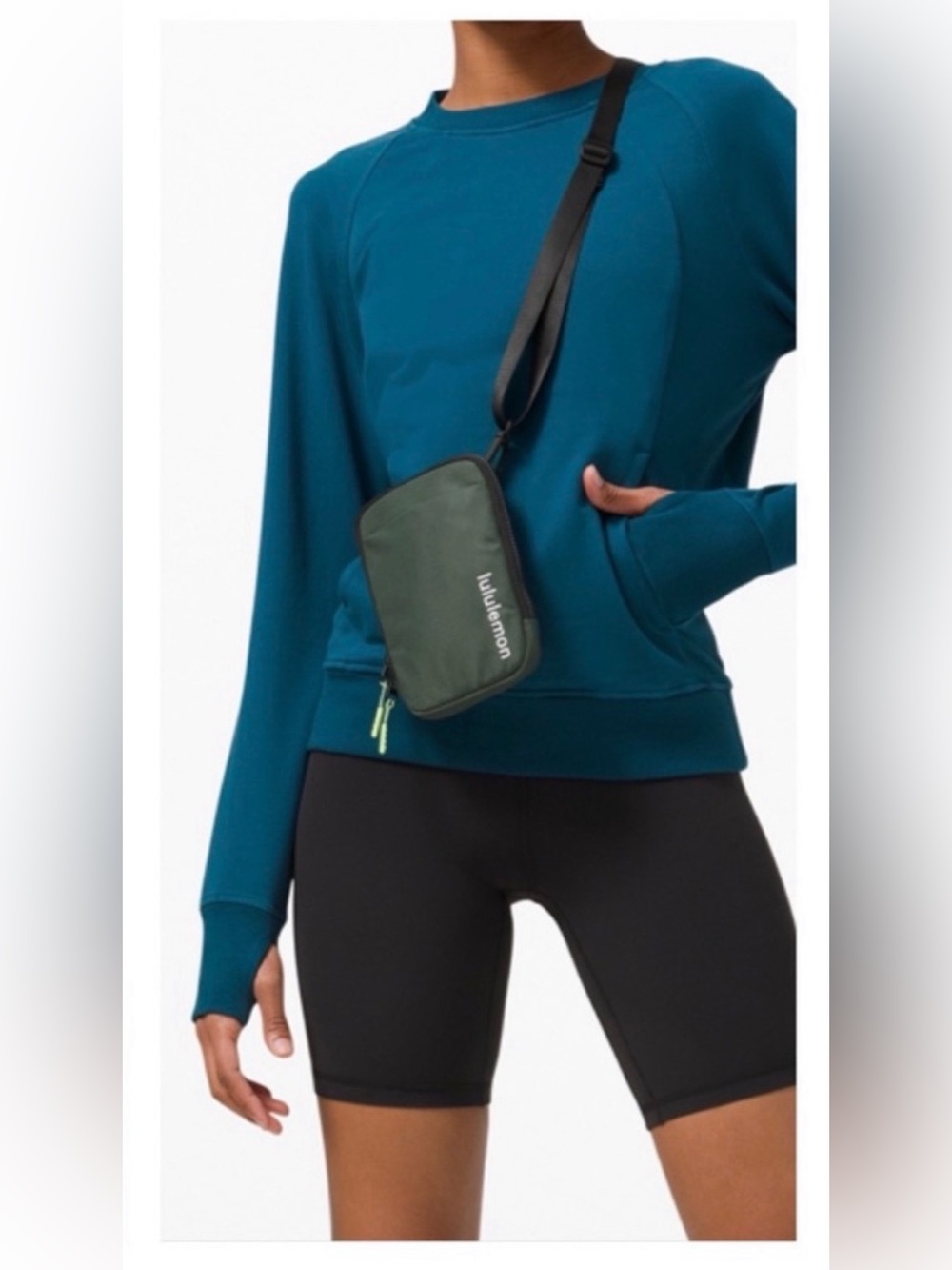 lululemon athletica Small Crossbody Bag in Olive